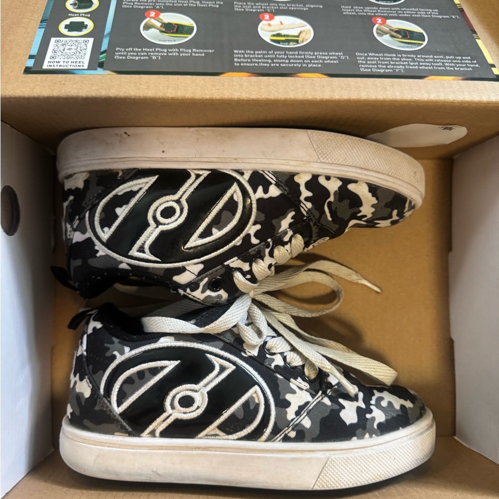 Kids Camouflage Heelys